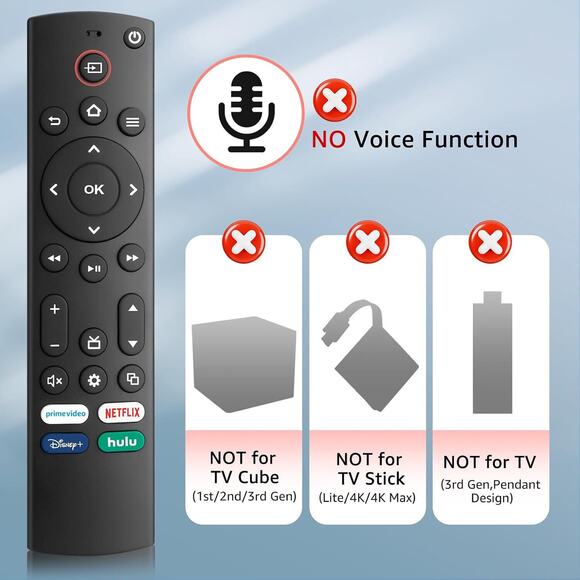 🔥Replacement for Insignia-Toshiba-Fire-Smart-Tv-Remote-Control BNWT🔥 - Picture 3 of 6